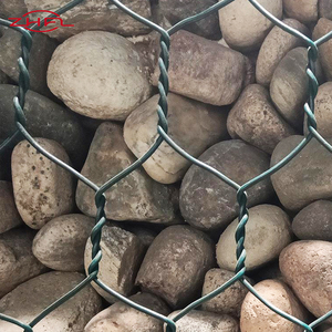 Panier en treillis métallique tressé double torsion en alliage de zinc revêtu de PVC pour mur de soutènement en pierre, contrôle de l'érosion, gabion hexagonal - Product Image 5