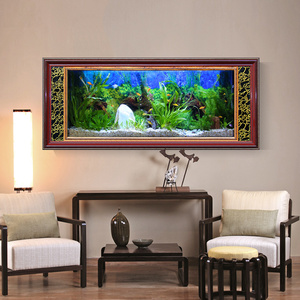 Aanpasbaar Aan De Muur Gemonteerde Glazen Goudvissentank Compleet Ecosysteem Aquarium Met Aangepaste Specificaties - Product Image 2