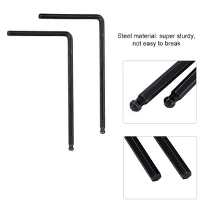 Clé Allen pour tige de cordière, 2 pièces, extrémité sphérique de 4mm/5mm pour guitare acoustique <span class=keywords><strong>Martin</strong></span> (noir 4mm) - Product Image 5