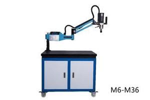 เครื่องต๊าปเกลียว M6-M36 ควบคุมด้วยภาษาอังกฤษ ได้รับการรับรองมาตรฐาน CE สูง - Product Image 1