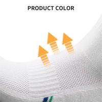 Chaussettes de sport personnalisées en coton peigné pour hommes et femmes, multicolores, à tube court, pour le badminton et le fitness, séchage rapide