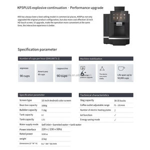 Professional Fully Automatic Programmable <b>Espresso</b> Coffee Maker Touch Screen Bean-to-<b>Cup</b> Machine for Hotels Outdoor Commercial - Product Image 6