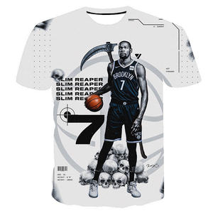 Envío Gratuito Último Modelo No. Camiseta Deportiva Casual de <span class=keywords><strong>Kevin</strong></span> <span class=keywords><strong>Durant</strong></span>, Número 7, Estampado 3D, Temporada 2022, Campeón MVP, Camiseta KDT - Product Image 1