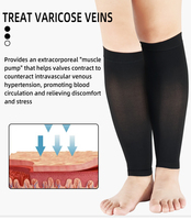 Chaussettes de sport à hauteur du genou, chaussettes de compression, chaussettes de sport antidérapantes, chaussettes de sport imprimées numériquement