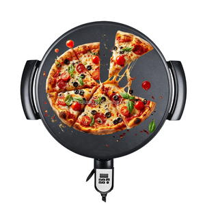 Plaque de cuisson électrique multi-usages avec revêtement antiadhésif, idéale pour l'injera, les crêpes, le roti, les tortillas <span class=keywords><strong>et</strong></span> la cuisson intérieure - Product Image 5