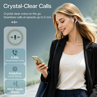 Audífonos Inalámbricos REMAX TWS-25, Bluetooth 6.0, Intraaurales, con 4 Micrófonos con Cancelación de Ruido, Bajos Estéreo, Deportivos