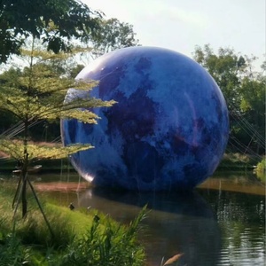 Modèle géant de la lune <span class=keywords><strong>gonflable</strong></span> publicitaire avec lumière LED Grand <span class=keywords><strong>ballon</strong></span> <span class=keywords><strong>gonflable</strong></span> de la lune <span class=keywords><strong>sur</strong></span> <span class=keywords><strong>l</strong></span>'<span class=keywords><strong>eau</strong></span> pour la décoration - Product Image 1