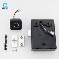 Cerradura Biométrica para Cajones, Armarios, Cómodas, con Llave USB, Alimentación de Emergencia, Seguridad Infantil, Fácil Instalación