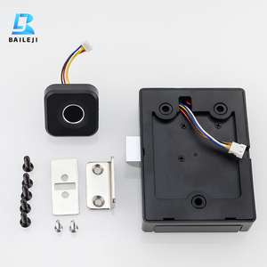 Black Fingerprint Lock Smart Cabinet Lock <strong>Biometric</strong> Keyless Furniture Wardrobe Chest Of Drawers Fingerprint Lock With USB - Product Image 5