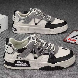 Chaussures décontractées pour hommes, semelles épaisses, respirantes, légères, chaussures de sport en toile plates, chaussures de style décontracté pour jeunes étudiants, antidérapantes - Product Image 4