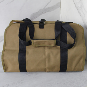 CHRT Heavy Duty borsa per legna da ardere borsa per camino in tela cerata accessori per stufa fieno trasporto legna da ardere portalegna per il campeggio - Product Image 4