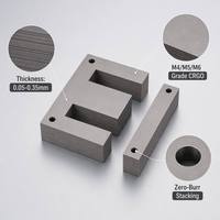 Noyau EI en tôle d'acier laminée CRGO à faible perte de puissance AISI M4 M5 M6 pour transformateur de distribution et de contrôle de puissance