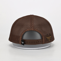 Chapeau de papa en coton à 5 panneaux personnalisé avec logo brodé, maille tissée OEM de haute qualité pour les sports de plein air pour les scènes de ski, vente en gros