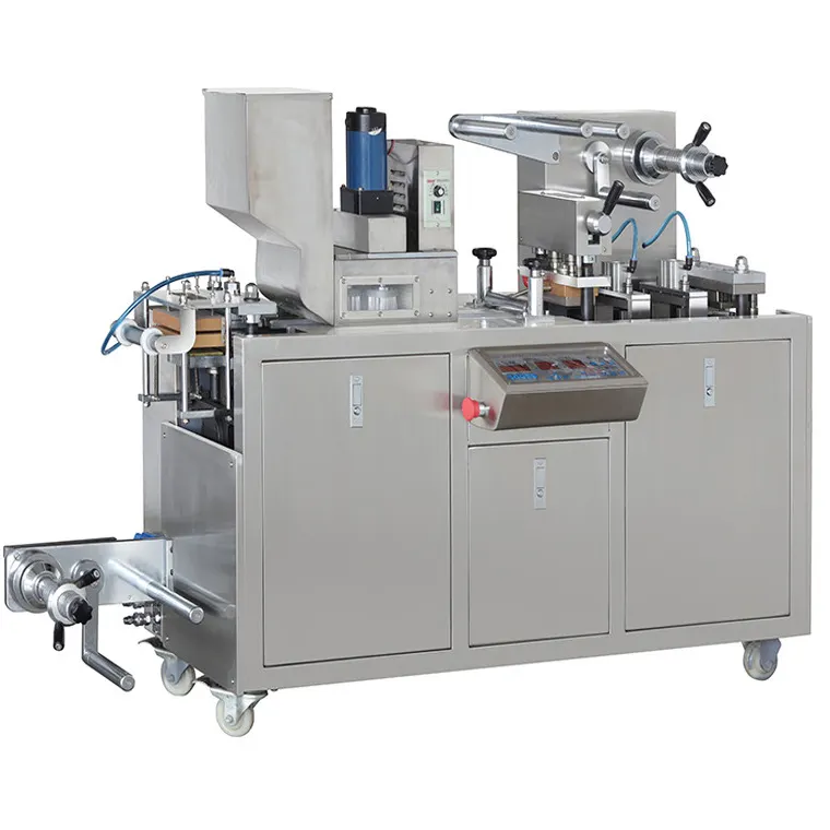 mini automatic chewing gum blister packaging machine, pills blister packaging machine, cheapest butter blister packaging machine