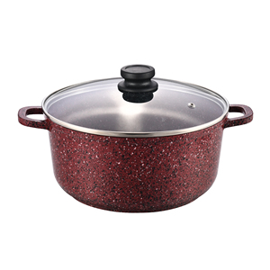 2024 OEM, venta al por mayor, diseño clásico, granito, sartén antiadherente, ollas y sartenes, juego de utensilios de cocina antiadherentes - Product Image 3