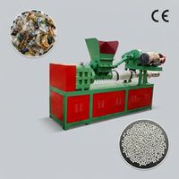 Granulateur de plastique à faible entretien, multi-tensions, avec changeur de tamis hydraulique continu pour le granulage des déchets plastiques