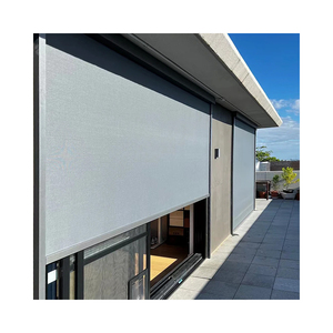 Venta caliente del fabricante de China Zip Track Roller Blind Tela impermeable Riel lateral a prueba de viento automático para balcón Oficina Living - Product Image 5