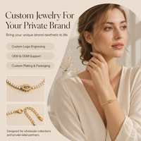 Bracelet Tennis en Acier Inoxydable Tendance Or Doré avec Strass et Breloque Œil Turc, Chaîne Réglable, Bijou pour Femme, Idéal pour Fête et Cadeau