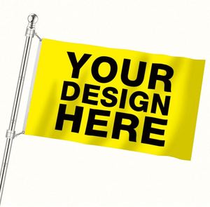 Factory Wholesale High Quality Custom Yellow Design <b>Flags</b> Best Price - Product Image 3