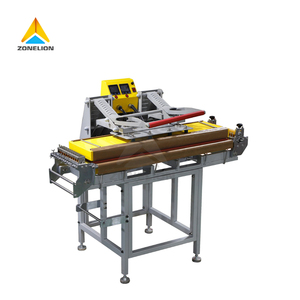 New Arrival Double Heating Sublimation 25X100cm Digital Lanyard With Feeding Device Lanyard Heat Press Transfer Machine