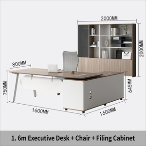Factory Luxury Boss CEO <strong>Office</strong> Desks Set Modern <strong>Office</strong> Furniture Manager <strong>Office</strong> <strong>Table</strong> - Product Image 4
