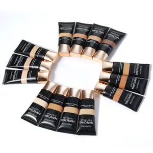 Full Coverage Foundation Makeup Waterproof And Matte Private Label Custom Logo 100% Vegan SPF35 Long Lasting Liquid Foundation