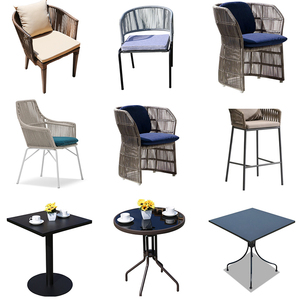 <span class=keywords><strong>Muebles</strong></span> de <span class=keywords><strong>Terraza</strong></span> de <span class=keywords><strong>Aluminio</strong></span> y Cuerda para Exteriores, Resistentes al Agua, Personalizados al por Mayor para Jardín, Hotel y Restaurante, Mesas y Sillas para Exteriores - Product Image 4
