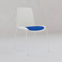 Chaise de bureau empilable au design moderne pour les visiteurs Chaise de réunion de luxe en métal