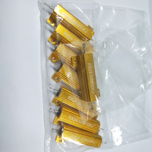 Résistance 50W 1R 2.2R 22R 47R 5% résistance bobinée en aluminium doré - Product Image 5