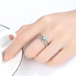 CZCITY แหวนเงินแท้925ลายดอกไม้คลาสสิคแหวนเงินเครื่องประดับเงินไทย - Product Image 3