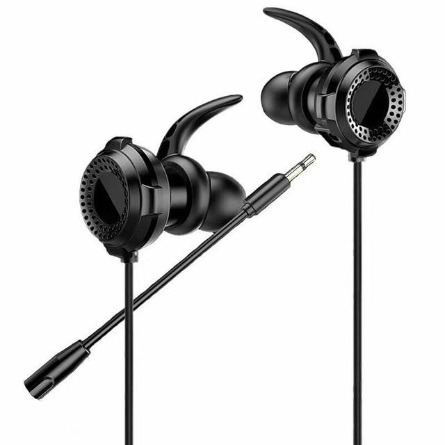 Gaming Headset with Microphone Plug-and-Play In-Ear Design Wired 3.5mm for PC Phone Game