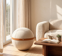 Chaise d'exercice en PVC avec logo personnalisé pour la maison et le bureau, en lin, pour l'entraînement de l'équilibre et le yoga