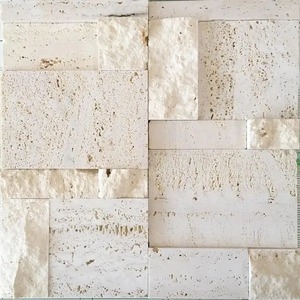 Lujosa Mesa de Comedor de Mármol Travertino Beige Natural Personalizada Hecha a Mano de Forma Ovalada - Product Image 5