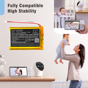 Batería para Monitor de Bebé Eufy SpaceView E110 T8300-M <span class=keywords><strong>HelloBaby</strong></span> HB40 HB6250 - Product Image 1