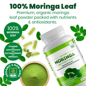Energie- & Antioxidanten Capsules voor Mannen, OEM Hot Selling Biologische <span class=keywords><strong>Moringa</strong></span> voor Immuunversterking, Stofwisseling & Schoonheid, 120 Capsules - Product Image 2