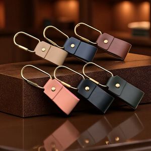 PU Leather Strap Key <b>Ring</b> with Detachable Metal Multi-function Car Keychain Pendant - Product Image 2