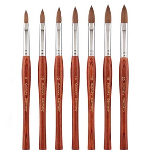 60% Nail <b>Brush</b> Kolinsky Art <b>Brush</b> Wood Pen Rod Nail Extension Pen Nail <b>Brush</b> Factory Customized - Product Image 4