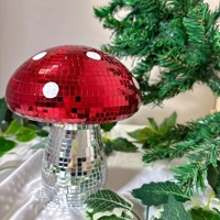 Lampe en forme de champignon rouge faite à la main, exclusive transfrontalière, boule disco artistique, décoration intérieure