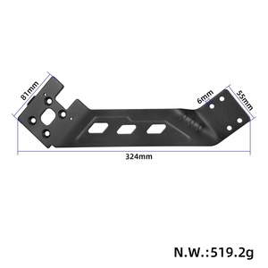 Barre transversale gauche et droite d'origine pour trottinette électrique Kukirin G2 Pro DB, support métallique, pièces de réparation - Product Image 3