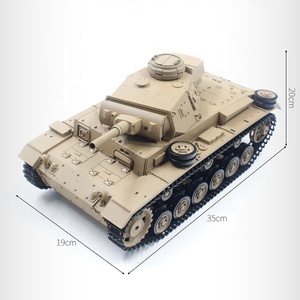 Modè<span class=keywords><strong>le</strong></span> de char <span class=keywords><strong>moyen</strong></span> PanzerKampfwagen III H 3849-1 RC, jouets télécommandés IR+BB Battle 2.4Ghz, cadeaux - Product Image 6