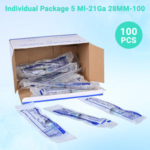 <span class=keywords><strong>Seringue</strong></span> vétérinaire jetable de sécurité Luer Lock 5 ml <span class=keywords><strong>21G</strong></span> pour chiens, chats, chevaux et plus - Product Image 4