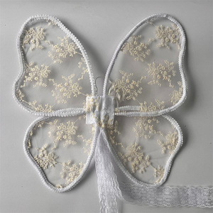 Alas de Mariposa Bordadas a Mano para Niños, Decoración de Encaje para Fiestas de Navidad y Halloween, Alas de Mariposa para Bebés - Product Image 5