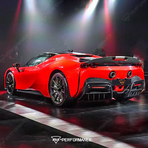 Accessoires de voiture en fibre de carbone sèche, kit carrosserie style OEM pour <span class=keywords><strong>Ferrari</strong></span> SF90, pièces automobiles - Product Image 4