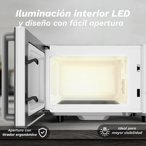 กรุนเคลเตาอบไมโครเวฟ 20 ลิตร 700 วัตต์ 5 ระดับพลังงาน เครื่องใช้ไฟฟ้าในครัว - Product Image 6