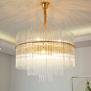 Lustre moderne <span class=keywords><strong>en</strong></span> cristal, luminaire suspendu <span class=keywords><strong>en</strong></span> cristal de verre, barre <span class=keywords><strong>en</strong></span> verre, lustre de luxe, éclairage moderne pour hôtel 5 étoiles - Product Image 4