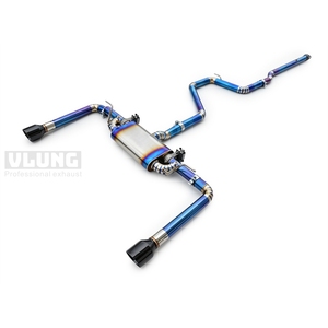 Échappement sport haute performance en titane avec valve pour <span class=keywords><strong>Ford</strong></span> Focus 1.5T 2015-2024, léger, type Catback - Product Image 1