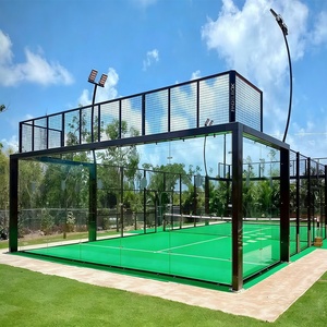 Fabricante de pistas de pádel de alta calidad, pistas de pádel estándar personalizadas de fácil instalación, pistas de pádel individuales, pistas de pádel panorámicas Pro. - Product Image 1