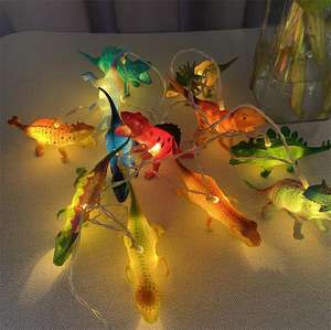 Veilleuse en forme de dinosaures avec minuterie, luminaire décoratif d'intérieur, lumière féerique, idéal pour la décoration de la <span class=keywords><strong>chambre</strong></span> d'un <span class=keywords><strong>enfant</strong></span> - Product Image 4