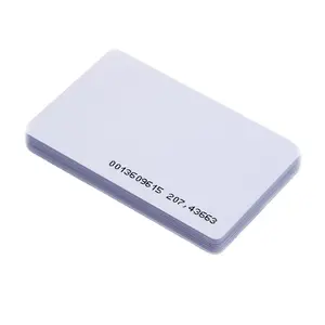 흰색 빈 카드 0.86mm 두께 13.56MHZ NTAG 216 번호 매기기 RFID 스마트 카드
