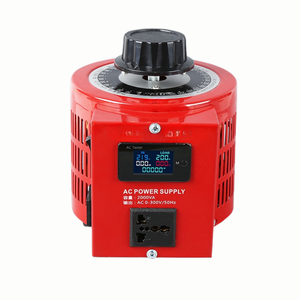 Dispositif de contrôle de tension triphasé AC manuel en cuivre avec bobine visible et échelle calibrée 15KVA-TSGC2 - Product Image 4